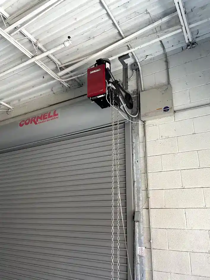 Commercial garage door opener and operator installation in Dallas, TX