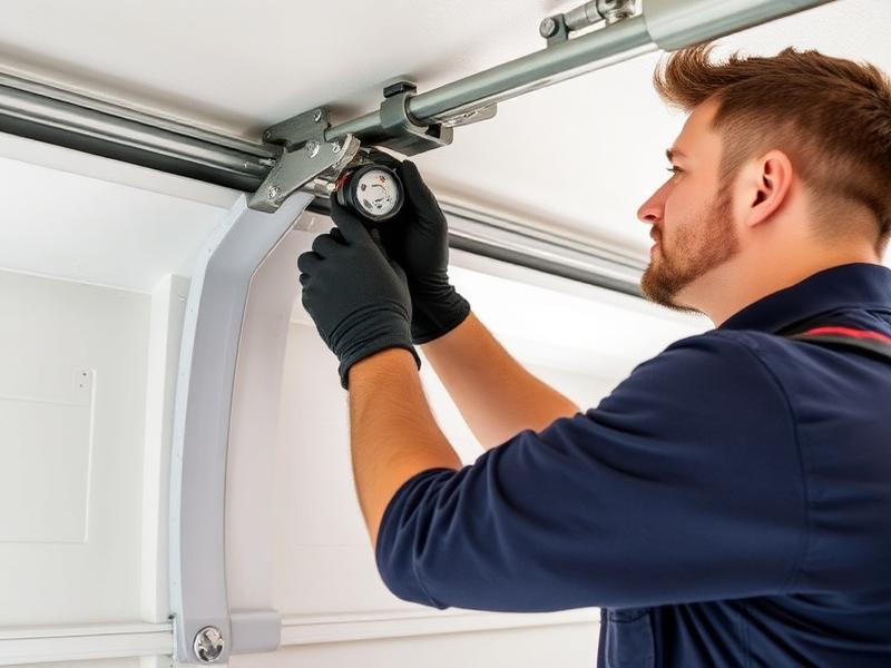 Residential garage door repair completed in North Dallas